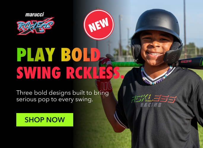 NEW PLAY BOLD SWING RCKLESS. Three bold designs built to bring serious pop to every swing. Shop Now